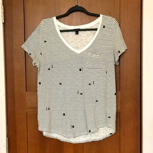 Torrid Cat V Neck Shirt